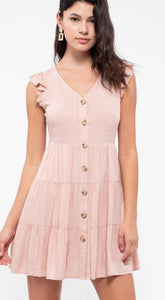Our best selling dress available NOW in Dusty Rose